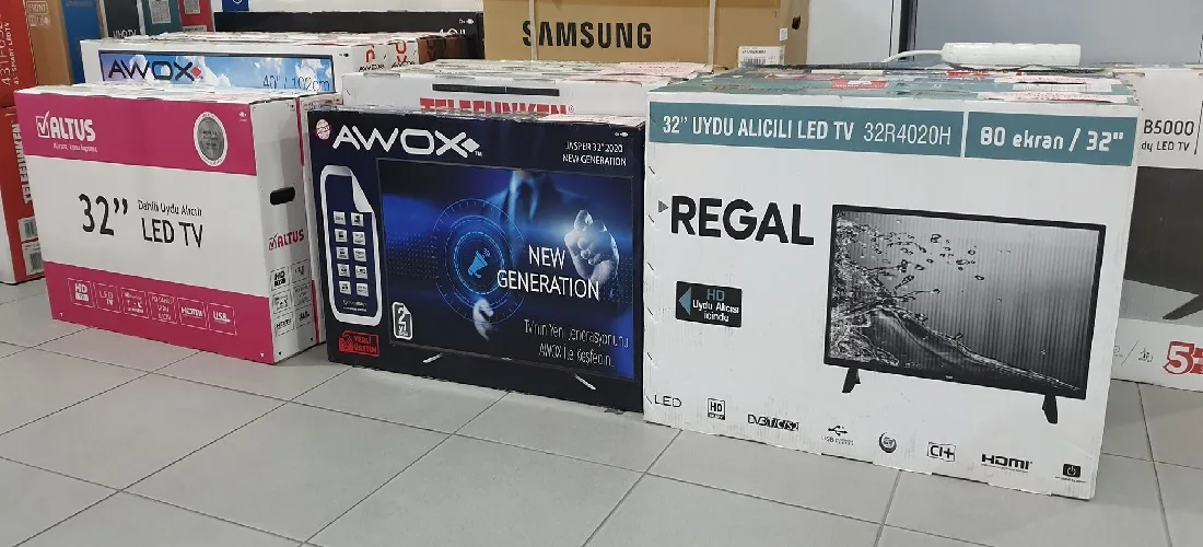 Kutusu Açılmamış Televizyon Alanlar